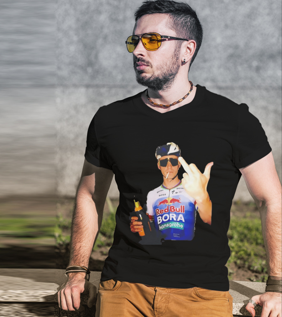 Remco Evenepoel Red Bull BORA Hansgrohe Smoking Gesture T-Shirt
