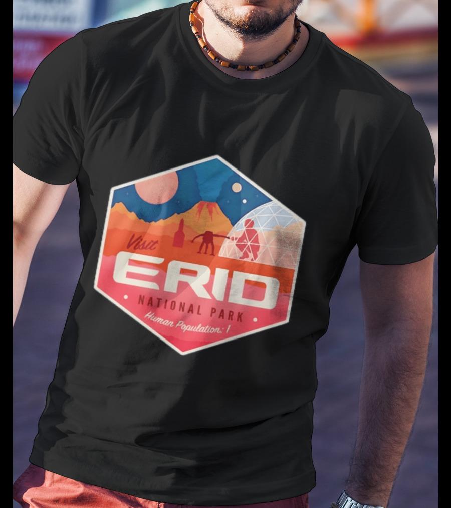 Rocky Alien Tau Ceti Visit Erid National Park Project Hail Mary Human Population One T-Shirt