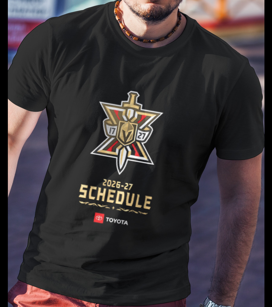 Vegas Golden Knights 2026 27 Schedule Toyota Hockey T-Shirt