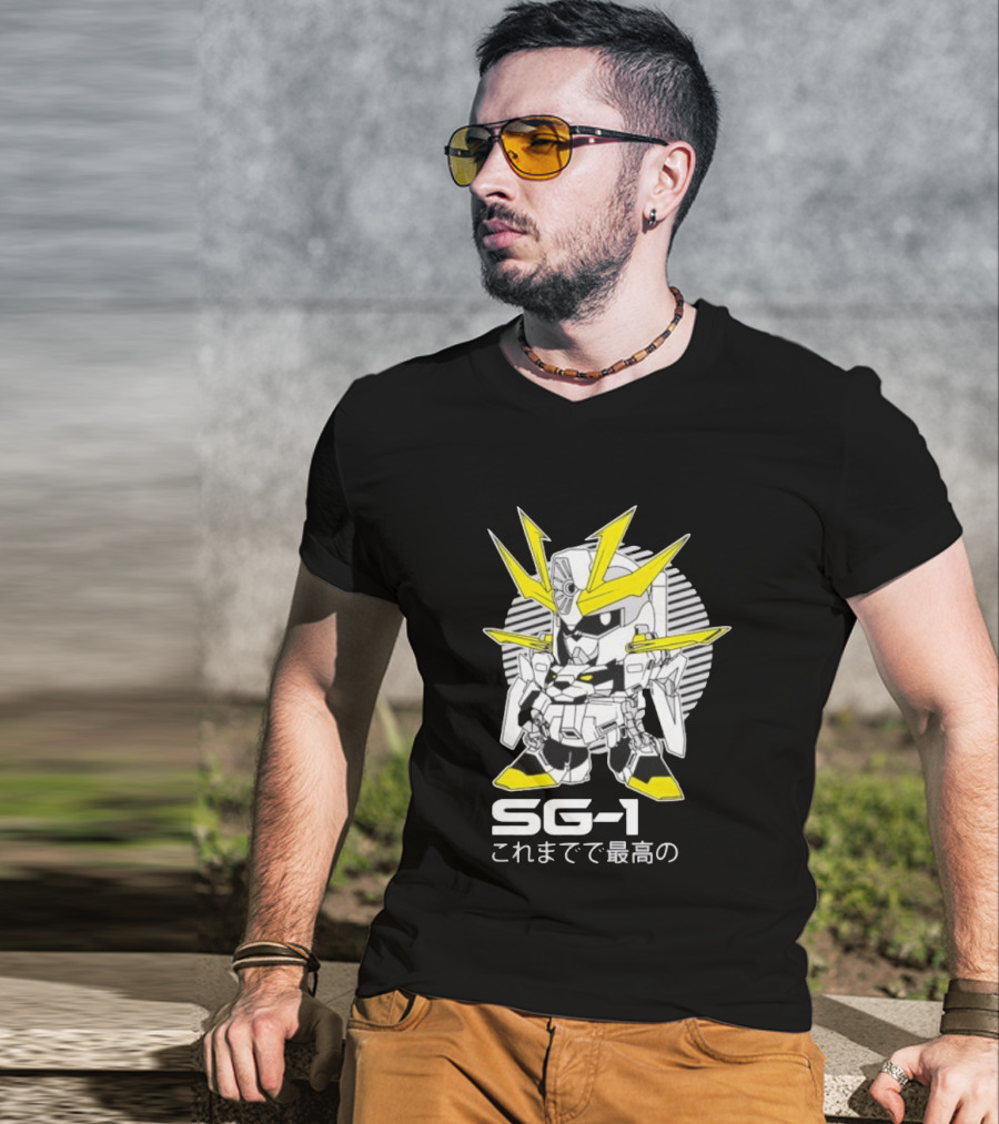 SG 1 Gundam Chibi Mecha Anime T-Shirt