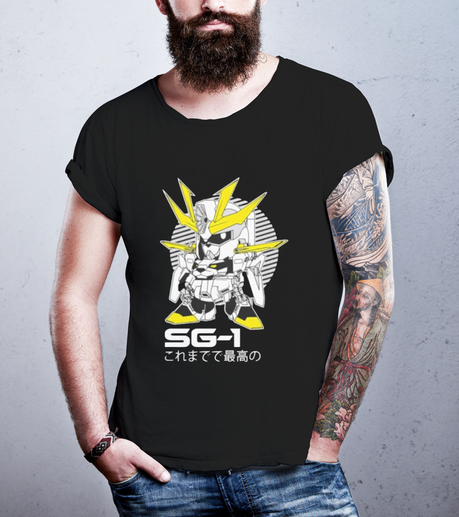 SG 1 Gundam Chibi Mecha Anime T-Shirt