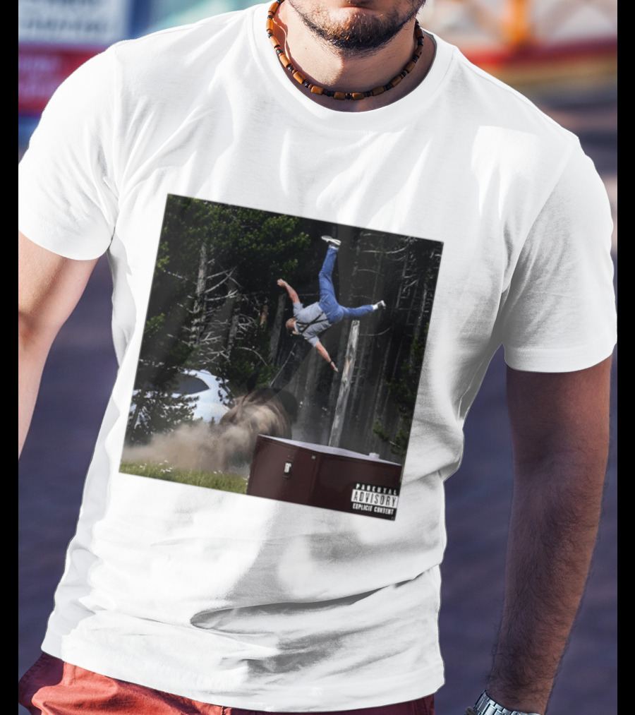 Bison Do Not Pet The Fluffy Cows National Park Parental Advisory Explicit Content Warning T-Shirt