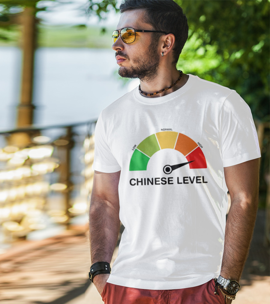 Chinese Level Meter Low Normal High Gauge T-Shirt