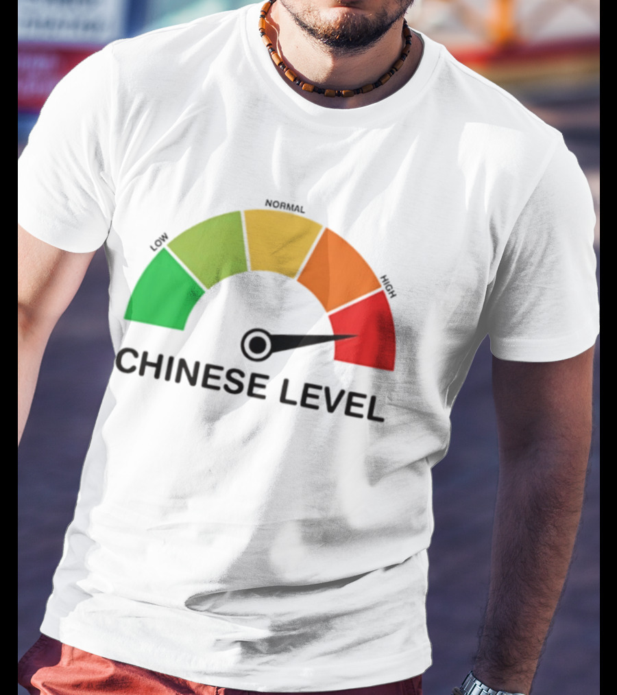 Chinese Level Meter Low Normal High Gauge T-Shirt