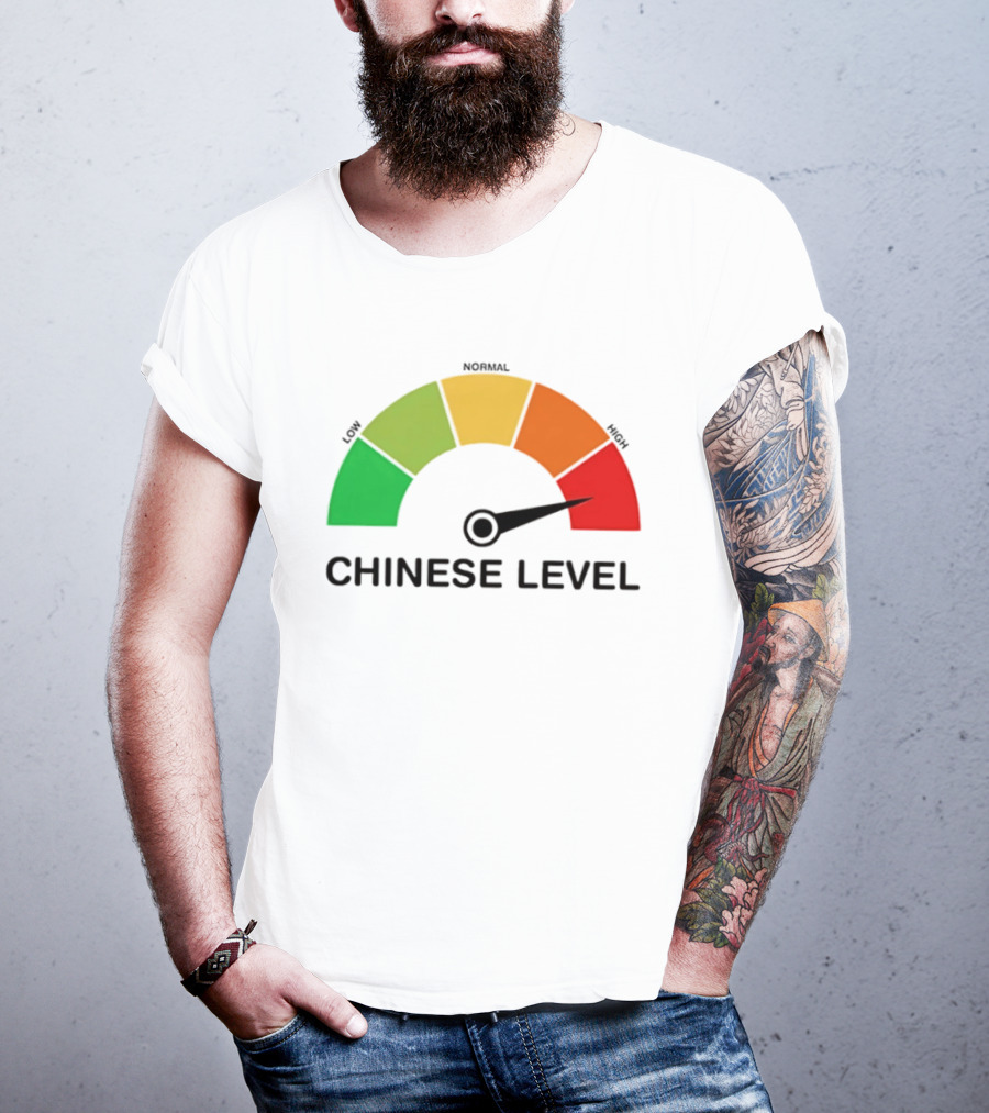 Chinese Level Meter Low Normal High Gauge T-Shirt