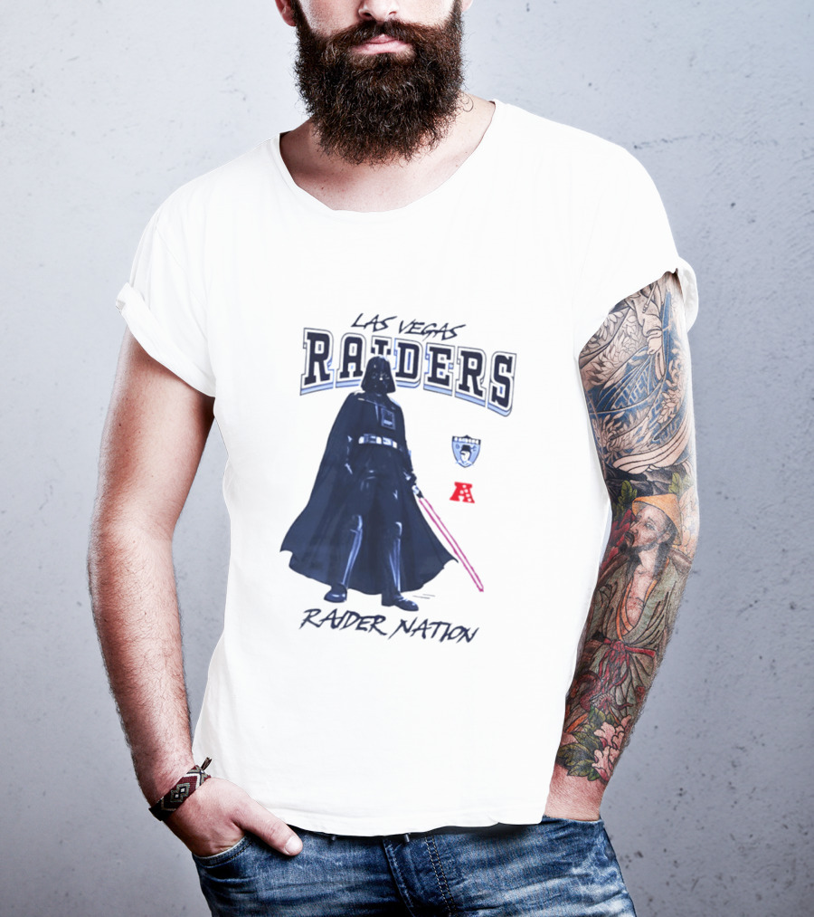 Las Vegas Raiders Darth Vader Raider Nation Star Wars 2026 T-Shirt