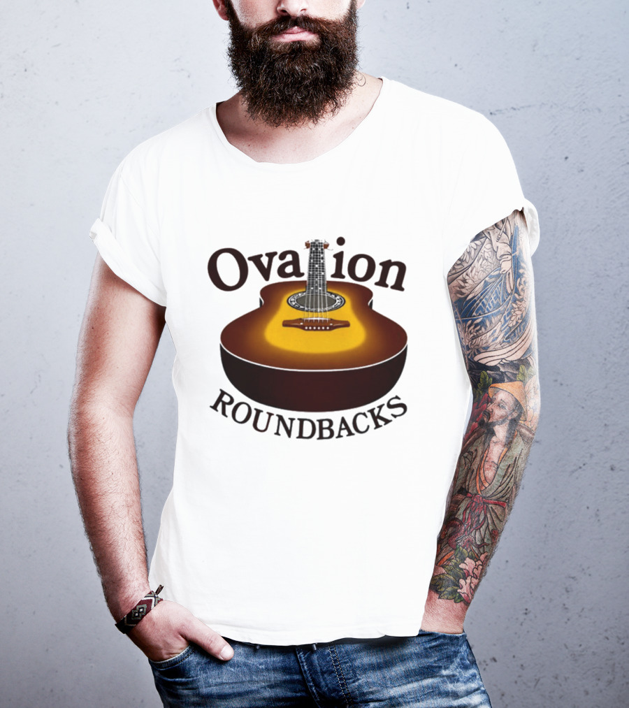 Ovation Roundbacks Acoustic Guitar Folk Music T-Shirt