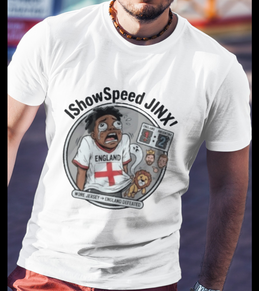 IShowSpeed Jinx England Vs Argentina Result Comic T-Shirt
