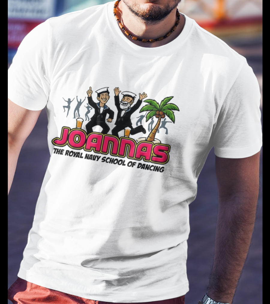 Joannas The Royal Navy School Of Dancing Tropical Palm Party Vibe T-Shirt