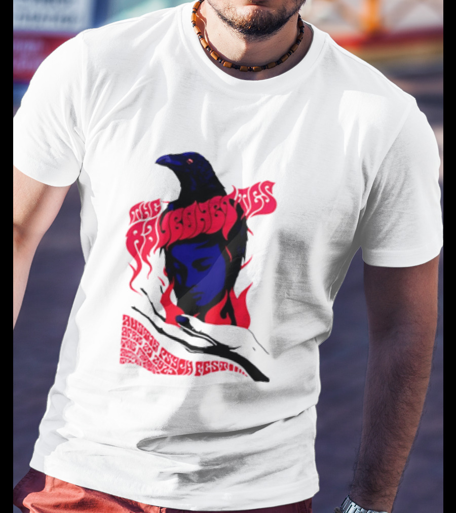 Raveonettes Austin Psych Fest Crow Fire Elements 2014 T-Shirt