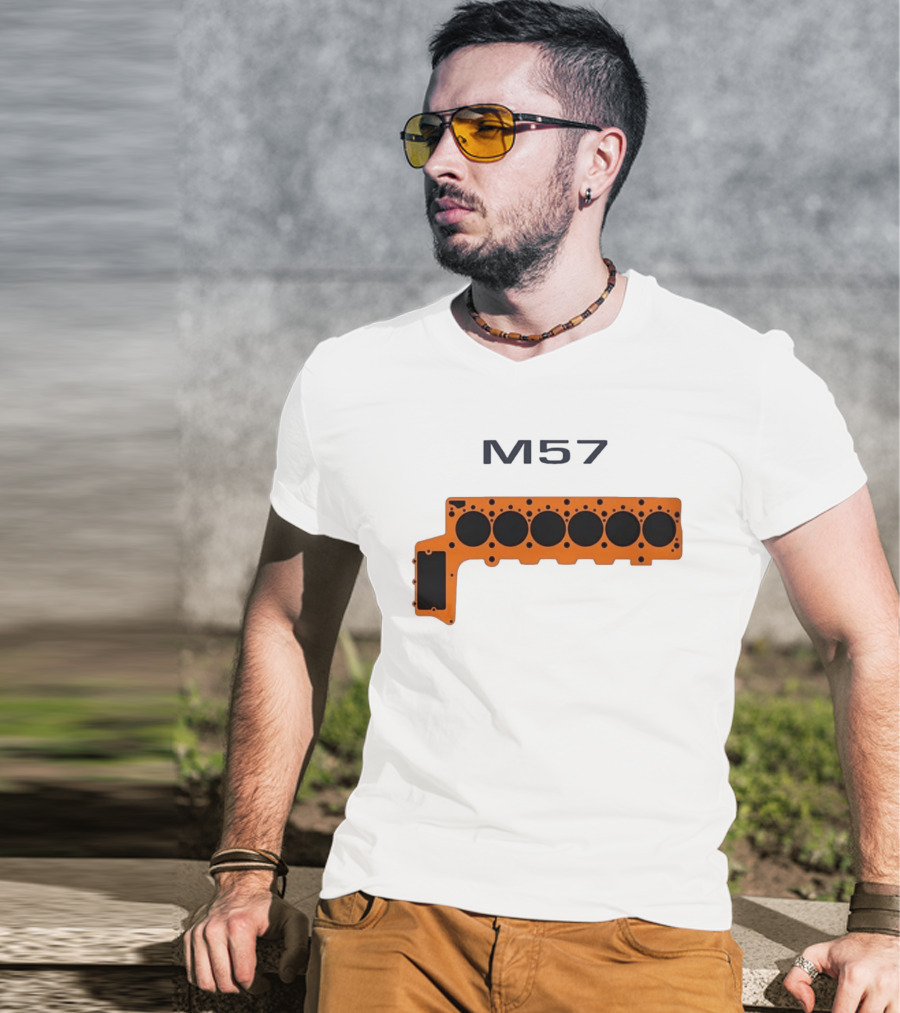 M57 Engine Components BMW Performance Straight Six T-Shirt