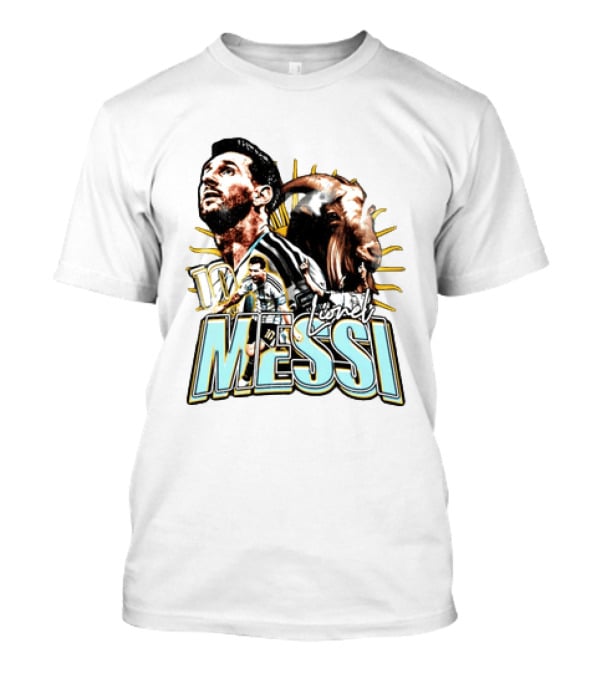 Lionel Messi 10 Goat T-Shirt