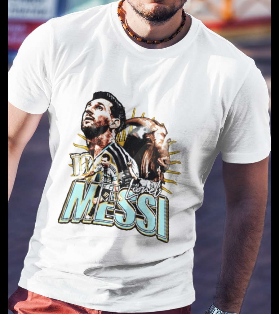 Lionel Messi 10 Goat T-Shirt