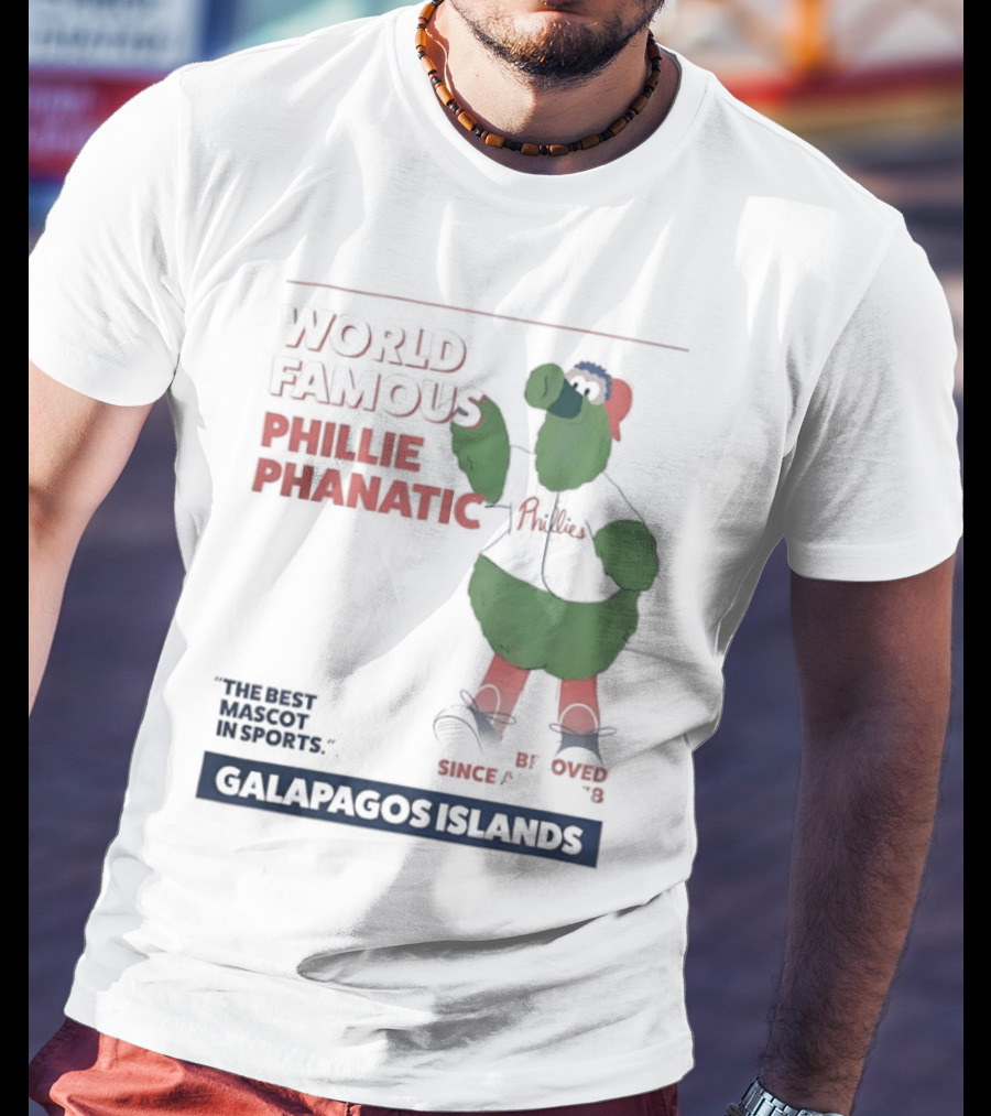 World Famous Phillie Phanatic Galapagos Islands April 1978 Phillies T-Shirt
