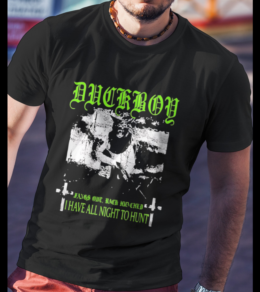 Duckboy Bags Out Back Reordered I Have All Night To Hunt T-Shirt