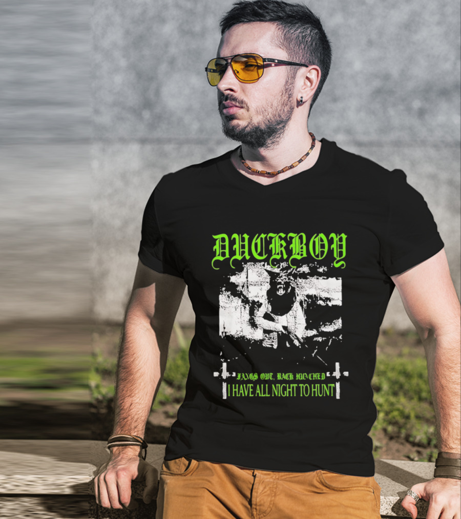 Duckboy Bags Out Back Reordered I Have All Night To Hunt T-Shirt