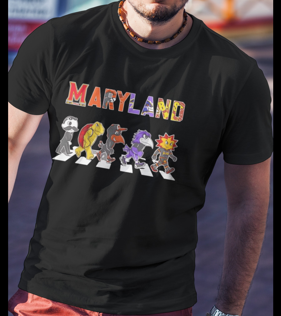 Maryland Oriole Bird Testudo Poe The Raven Baltimore Blast Mr Boh T-Shirt