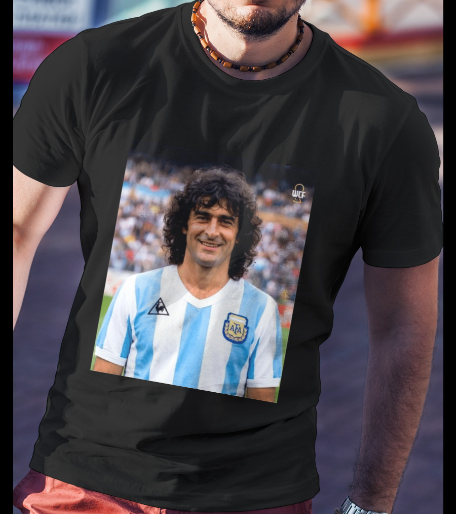 Happy Birthday Mario Kempes Argentina Football Legend AFA T-Shirt