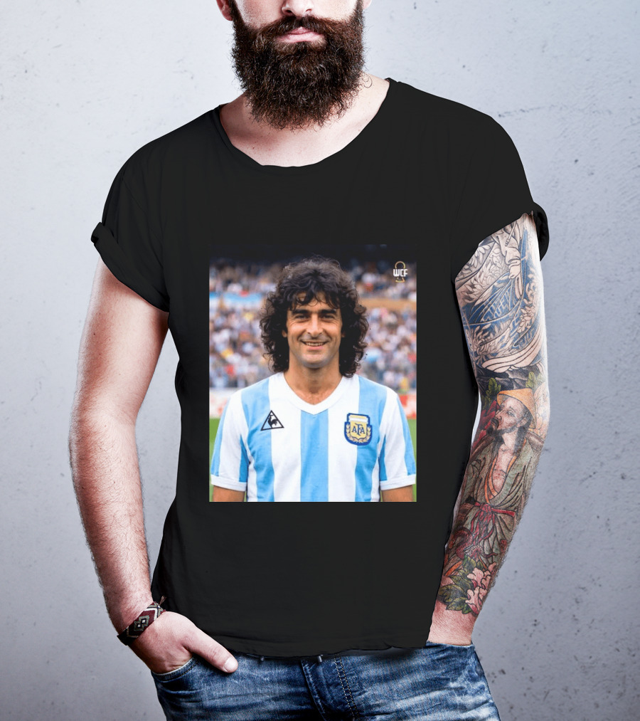Happy Birthday Mario Kempes Argentina Football Legend AFA T-Shirt