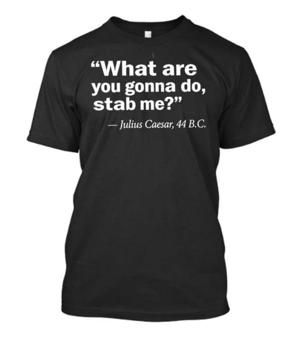 What Are You Gonna Do Stab Me Julius Caesar 44 B.C. T-Shirt