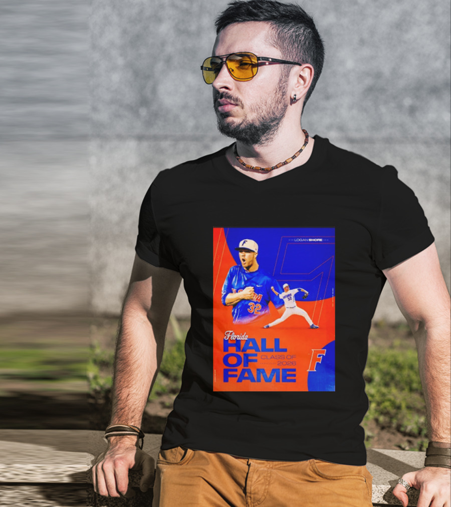 Logan Shore Florida Gators Hall Of Fame Class Of 2026 T-Shirt