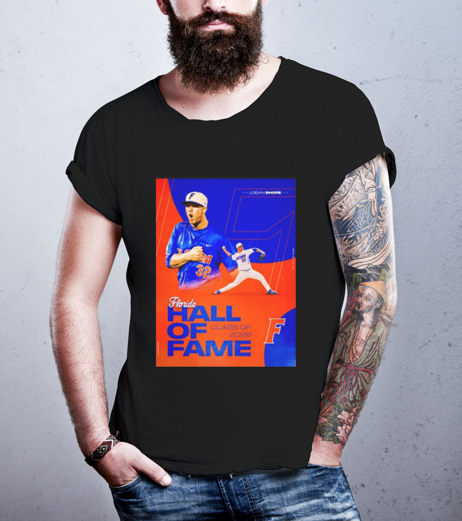 Logan Shore Florida Gators Hall Of Fame Class Of 2026 T-Shirt
