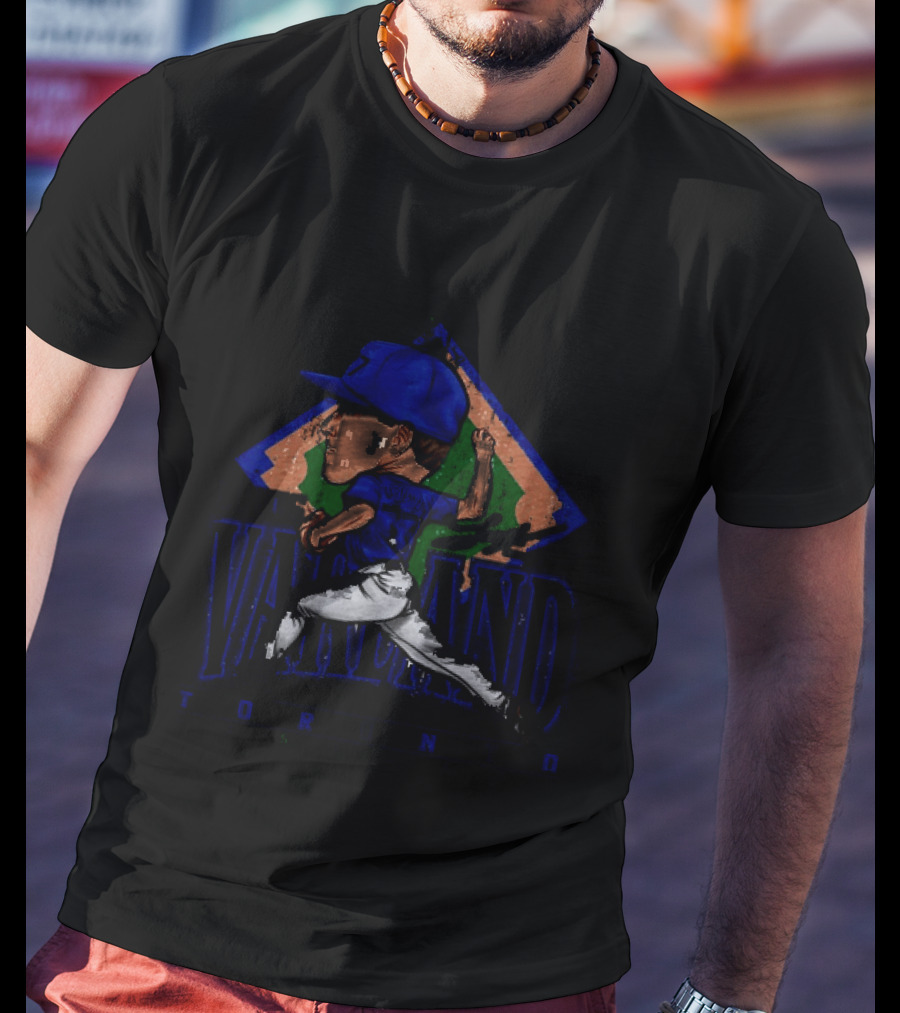 Louis Varland Toronto Blue Jays MLB Baseball Caricature T-Shirt
