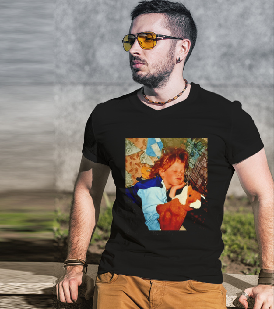 Wimbledon 2026 Men's Singles Italy Jannik Sinner Baby Era Vintage Childhood Photo T-Shirt