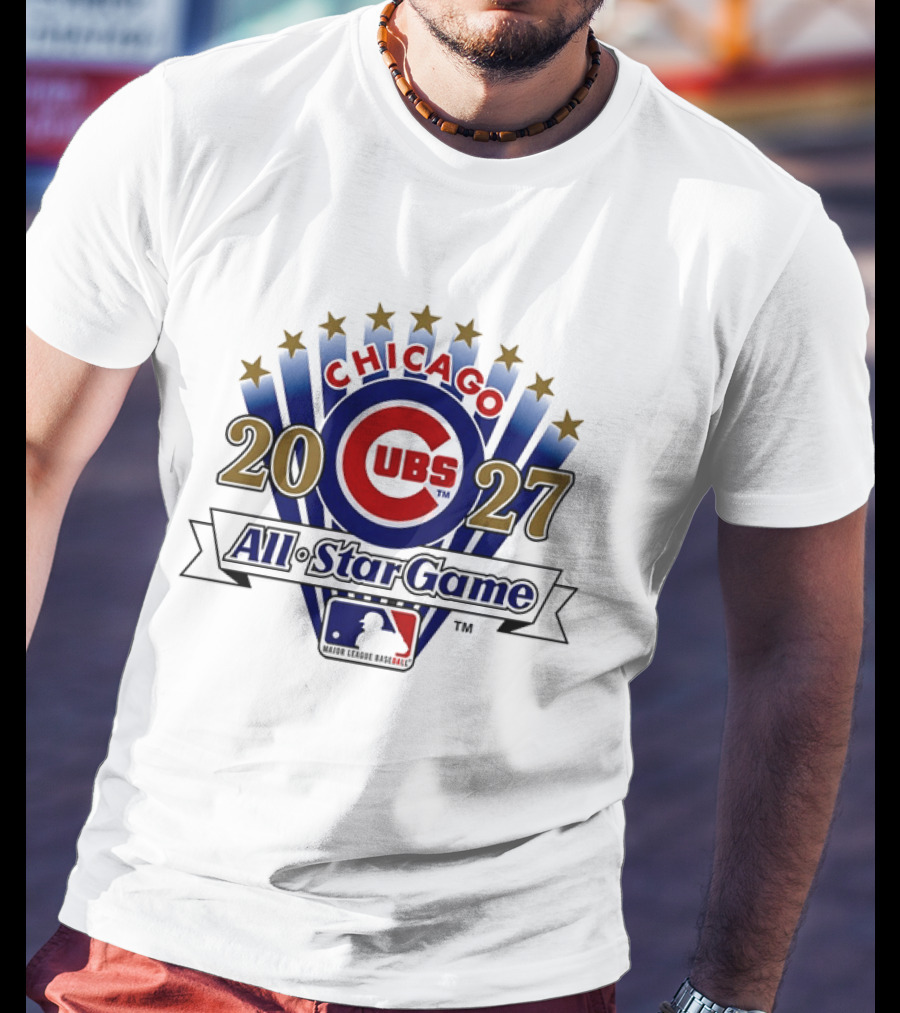 Chicago Cubs 2027 All Star Game Major League Baseball MLB T-Shirt