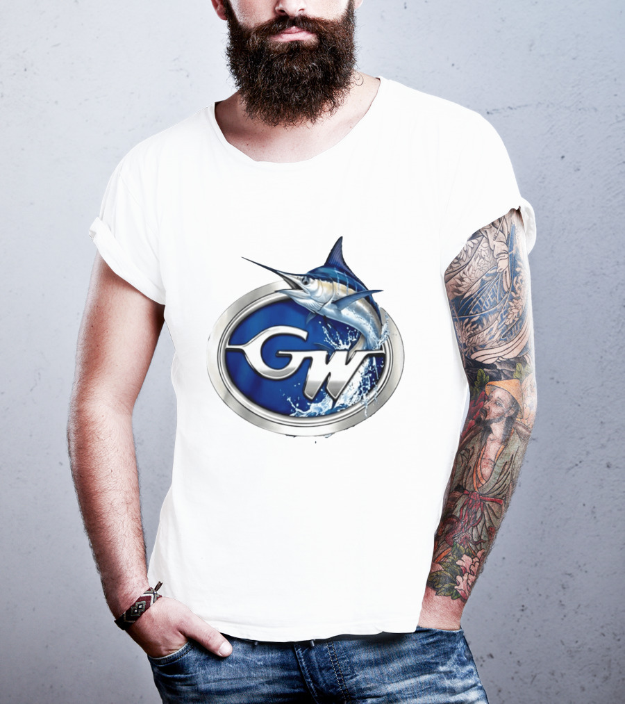 Grady White Boats GW Marlin Symbol Exceptional Attention To Detail T-Shirt