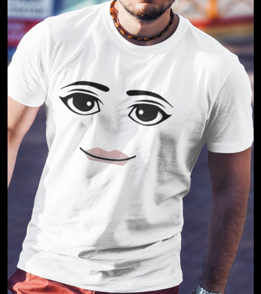 Roblox Avatar Face Iconic Girl Gaming T-Shirt