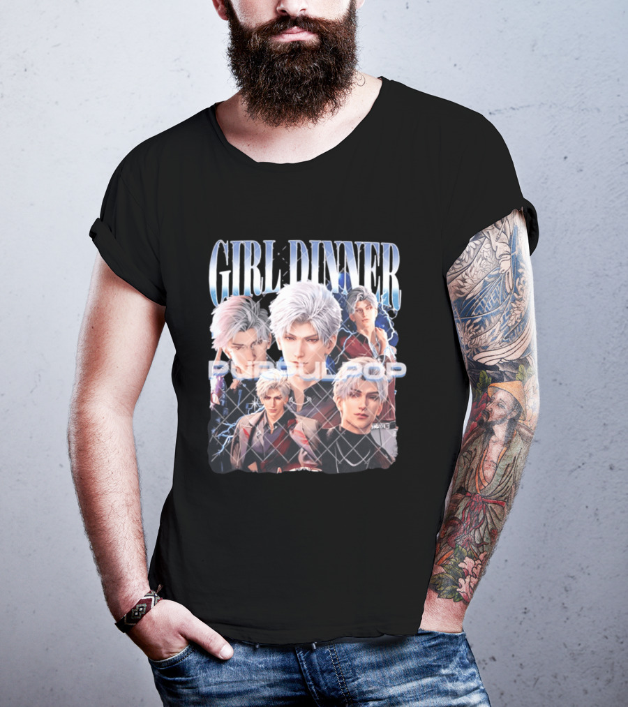 Girl Dinner PUPUPU POP 1 Photoshop To Mau Xong Xau Lam Love Deepspace Sylus Bootleg T-Shirt