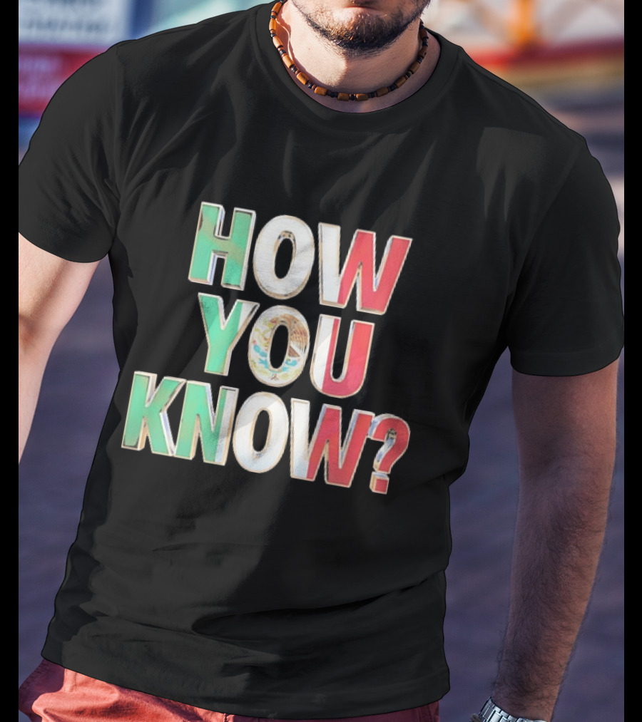 AEW Mexico Flag How You Know Wrestling T-Shirt