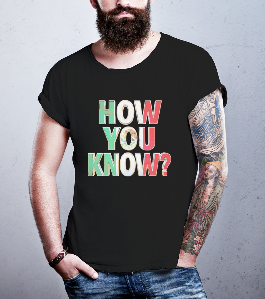 AEW Mexico Flag How You Know Wrestling T-Shirt