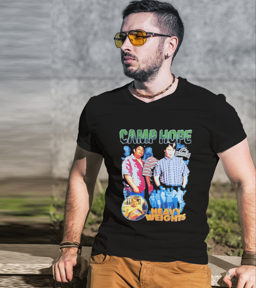 Camp Hope 90 Heavy Weights Featuring Characters From Cult T-Shirt