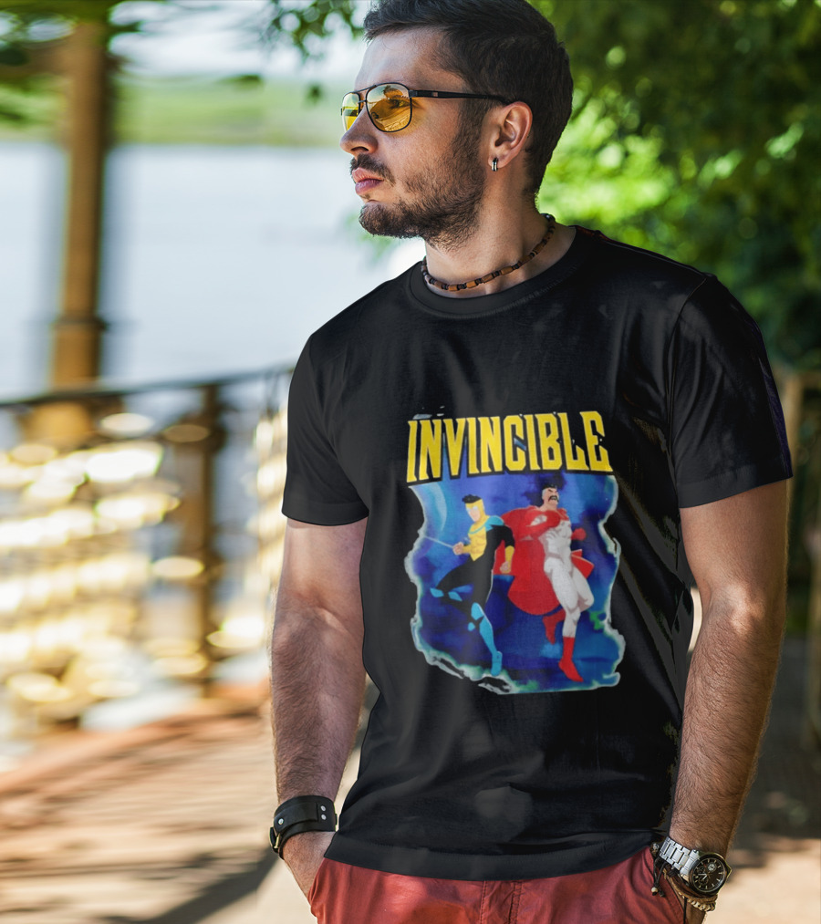 Invincible Comic Superhero Duo Team Up T-Shirt