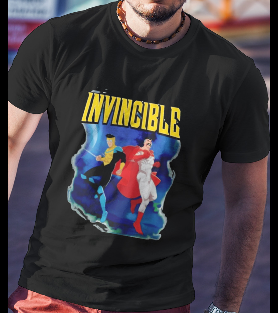 Invincible Comic Superhero Duo Team Up T-Shirt