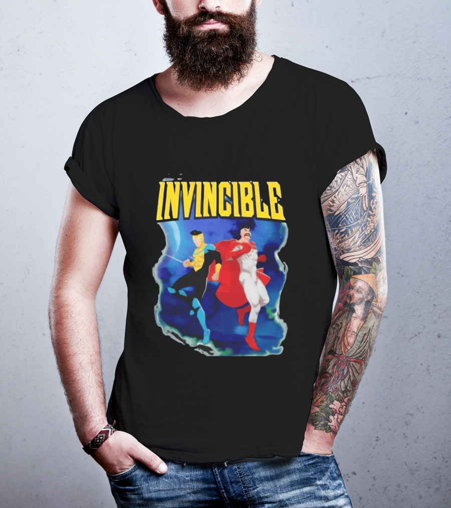 Invincible Comic Superhero Duo Team Up T-Shirt