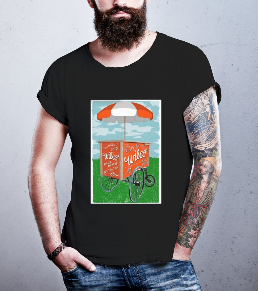 Wilco Cool Tunes Fresh Sounds Palace Theatre Columbus Ohio July 18 2026 T-Shirt