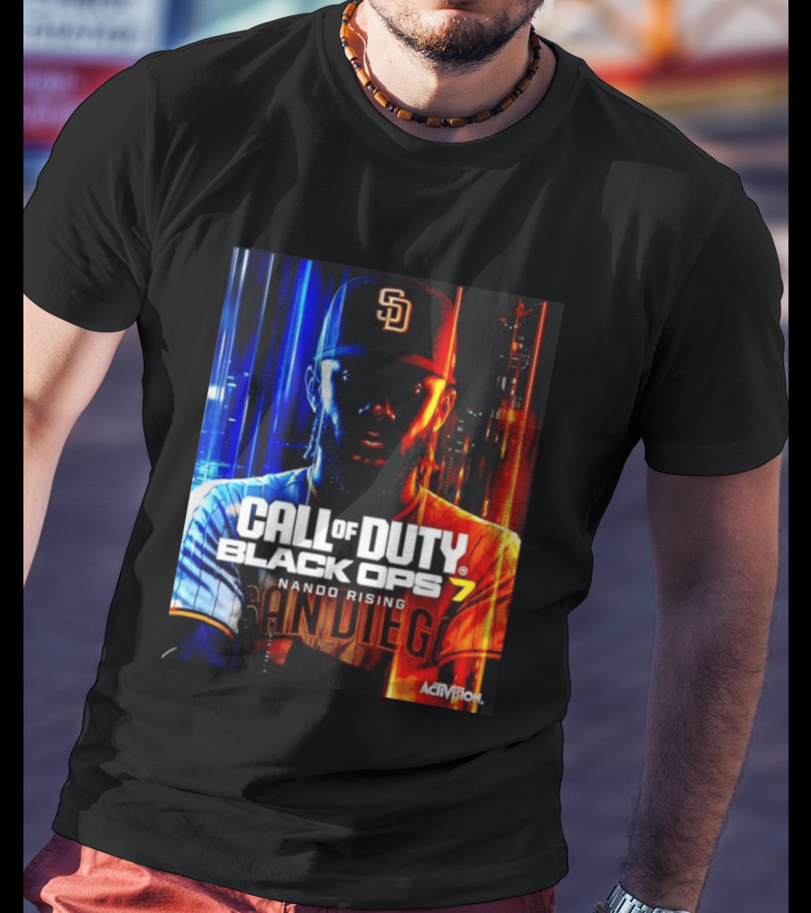 Call Of Duty Black Ops 7 Nando Rising San Diego SD Cap T-Shirt