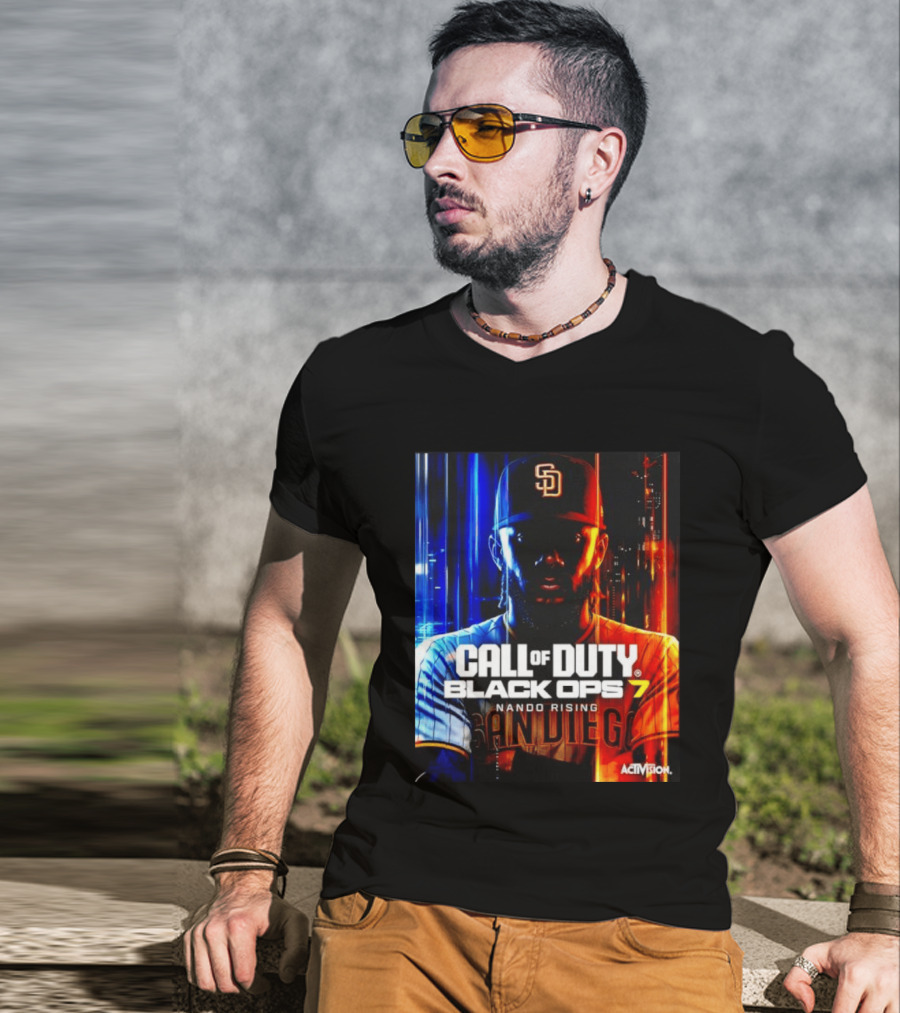 Call Of Duty Black Ops 7 Nando Rising San Diego SD Cap T-Shirt