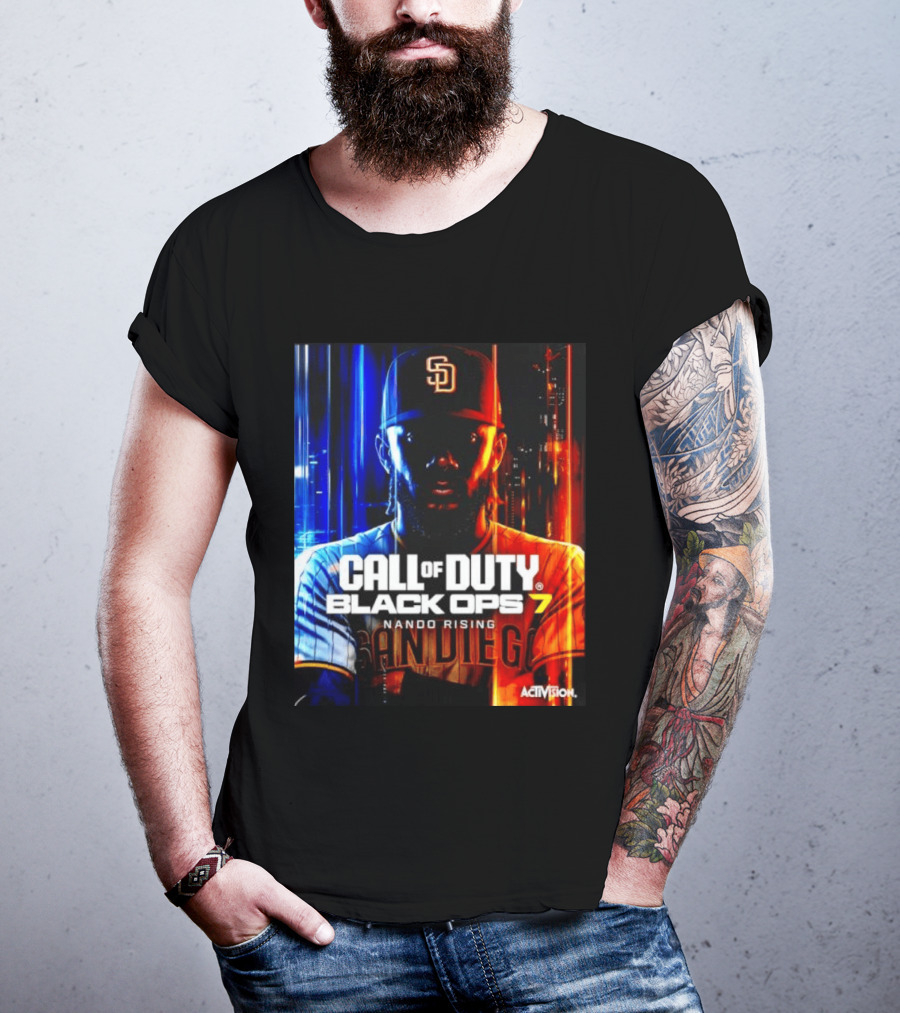 Call Of Duty Black Ops 7 Nando Rising San Diego SD Cap T-Shirt