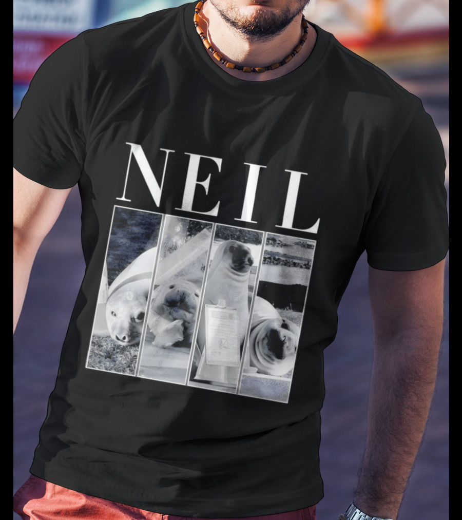Neil The Seal Animal Meme Funny Seal Faces T-Shirt
