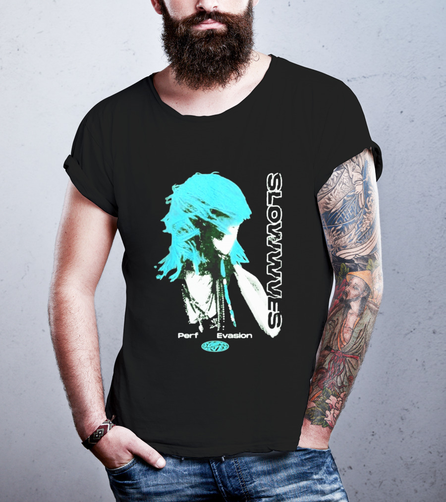 Slowwves Perfect Evasion Asia Blue Hair T-Shirt