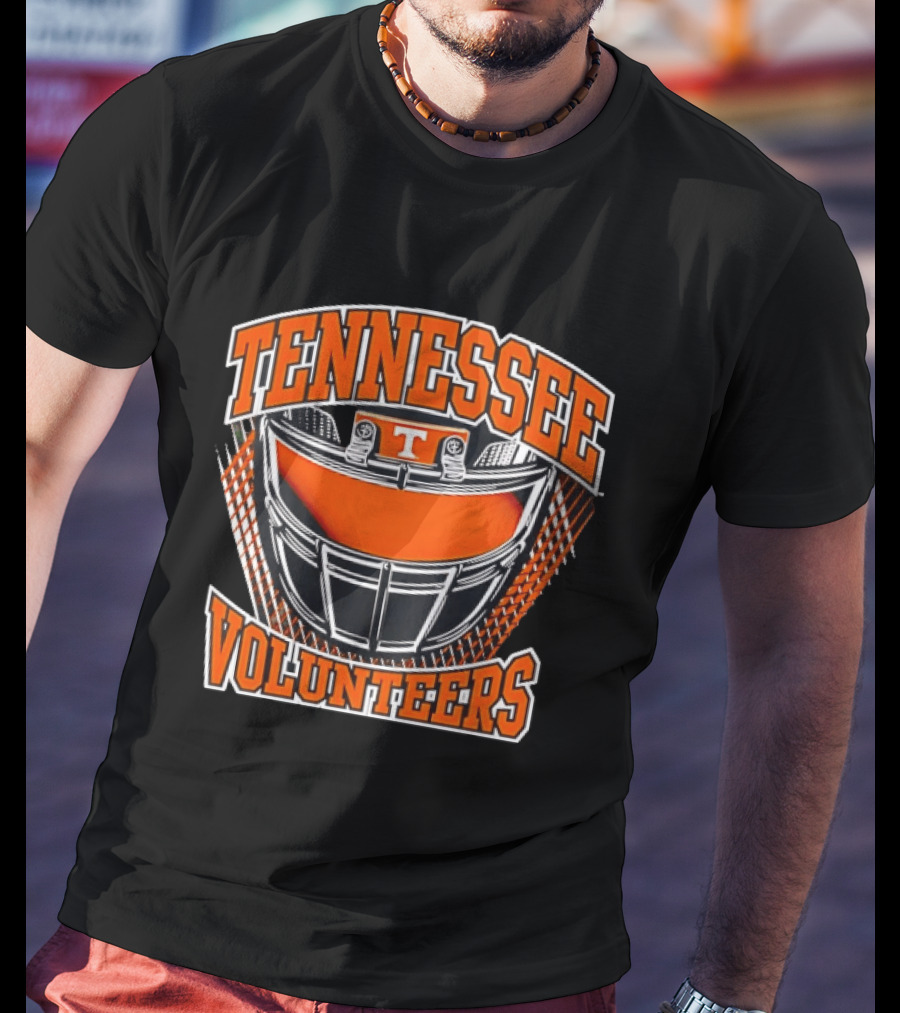 Tennessee Volunteers Helmet Football T-Shirt