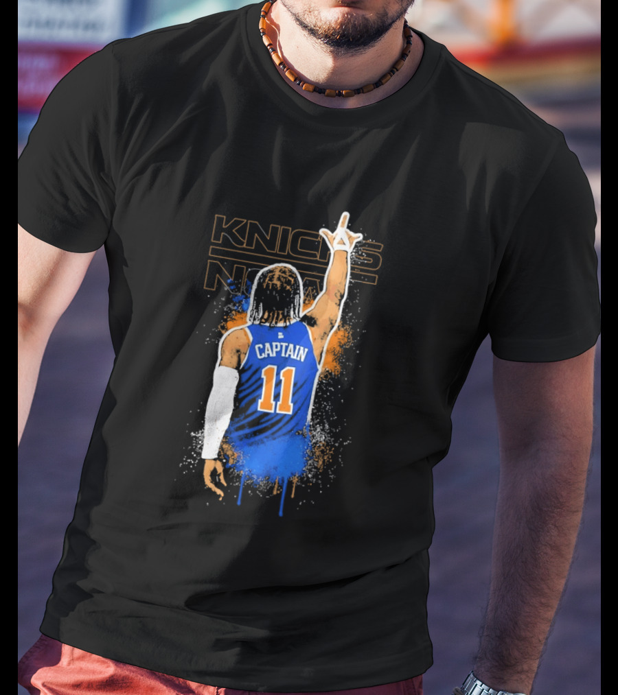 Captain 11 Knicks Now Basketball T-Shirt