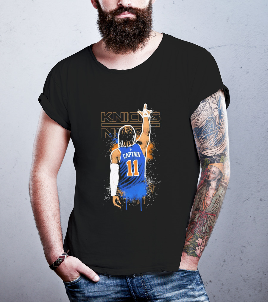 Captain 11 Knicks Now Basketball T-Shirt