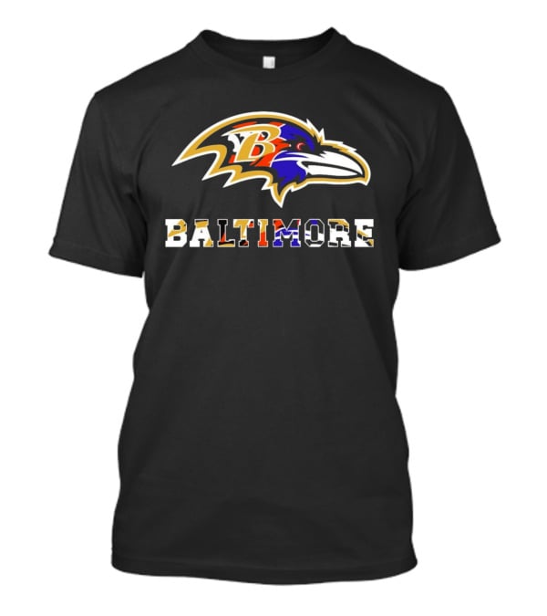 Baltimore Ravens Orioles Terrapins Sports Fusion T-Shirt