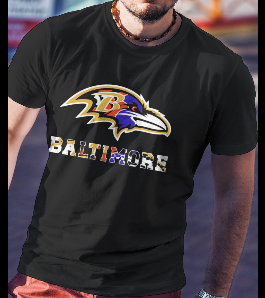 Baltimore Ravens Orioles Terrapins Sports Fusion T-Shirt