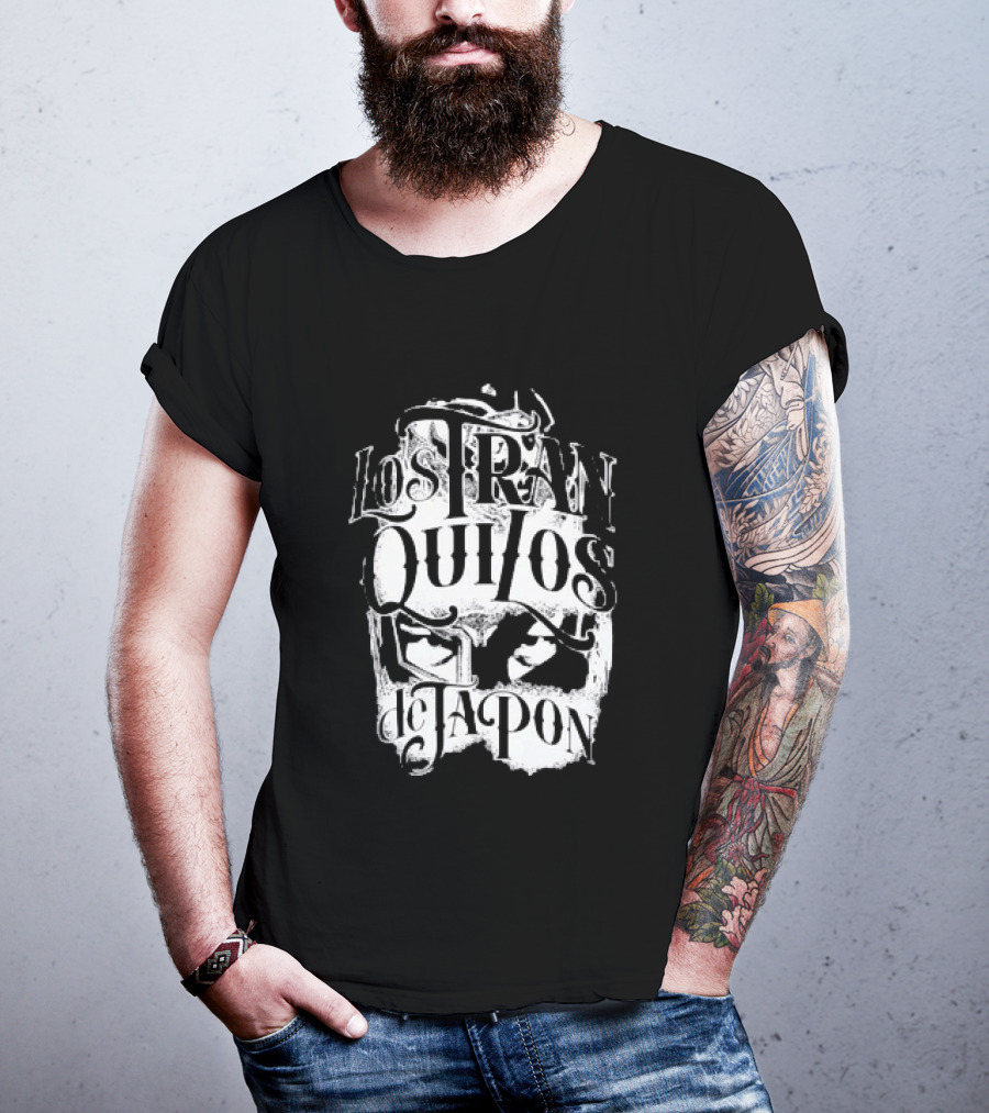 Los Tranquilos De Japon Bushi Mask Design Japan T-Shirt